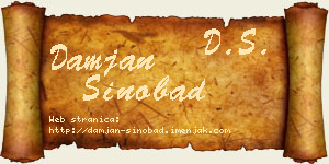 Damjan Sinobad vizit kartica